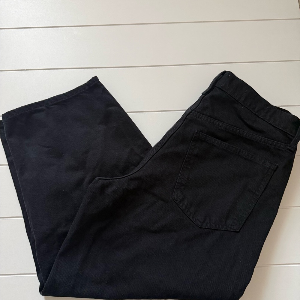 Universal Thread Women's Barrel Black Jeans